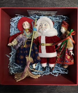 Елочные игрушки ручной работы 