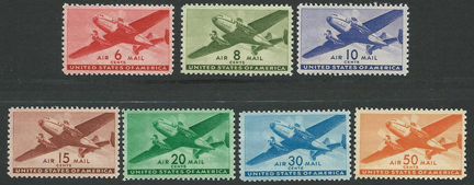 США 1941-44 Авиапочта п/с MNH