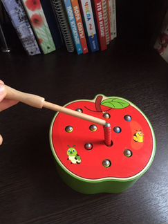 Развивающая игрушка магнитные червячки