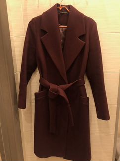 Пальто с поясом, зимнее