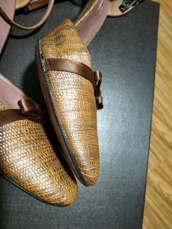 Туфли Alaia из кожи ската 38 р