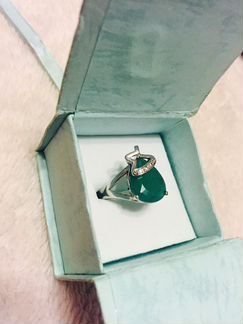 Кольцо, серебро 925