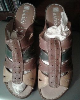 Босоножки модные натуральная кожа разм. 40