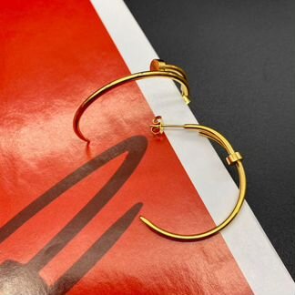 Серьги cartier гвоздь