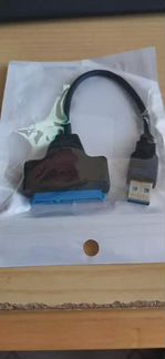 Переходник SATA USB 3.0 новый, доставка
