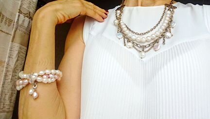 Lanzerotti комплект ожерелье и браслет