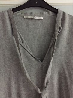 Платье рубашка туника zara