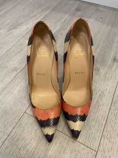 Туфли Christian Louboutin 38 Питон Оригинал