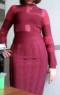 Платье вечернее бандажное