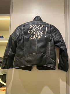 Кожаная куртка детская на мальчика