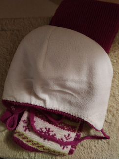 Комплект шапка, шарф